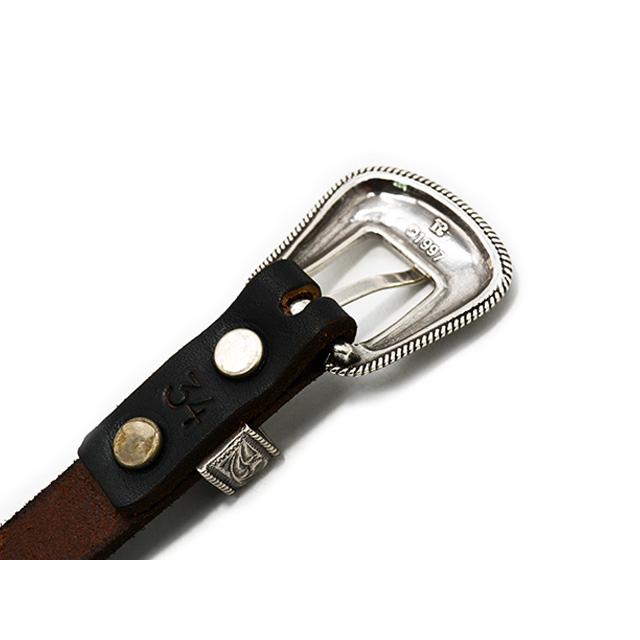 全2色【HTC】「0.75inch Leather Western Narrow Belt