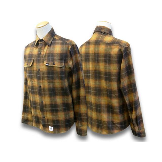 全2色【HWZN BROSS/ハウゼンブロス】2022AW「Flannel Classic Shirts/フランネルクラシックシャツ」(ハーレー/バイク/WOLF PACK/ウルフパック)｜wolfpack-ss｜04