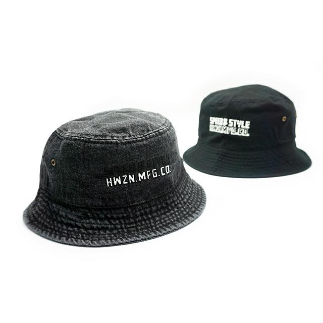 全2色【HWZN BROSS/ハウゼンブロス】2024SS「Bucket Hat”S&S”/バケットハット”S&S”」(ホイールズアパレル