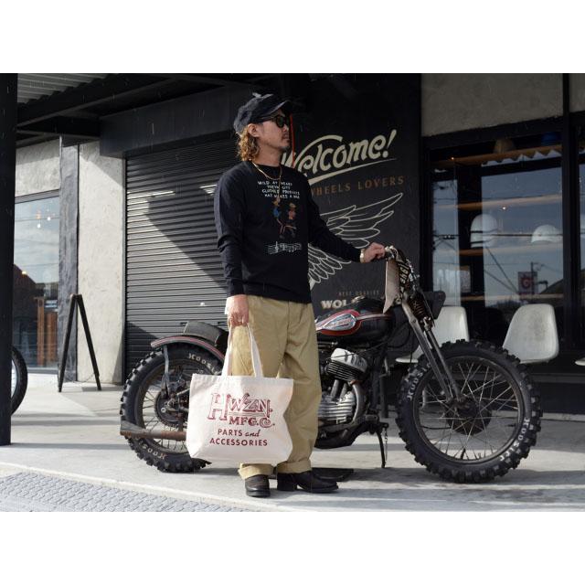 HWZN BROSS/ハウゼンブロス】「Canvas Big Tote Bag/キャンバスビッグ