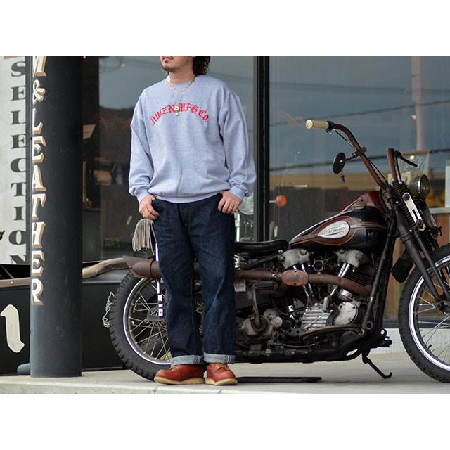 全3色【HWZN BROSS/ハウゼンブロス】2025SS「Old-E Logo Crew Sweat