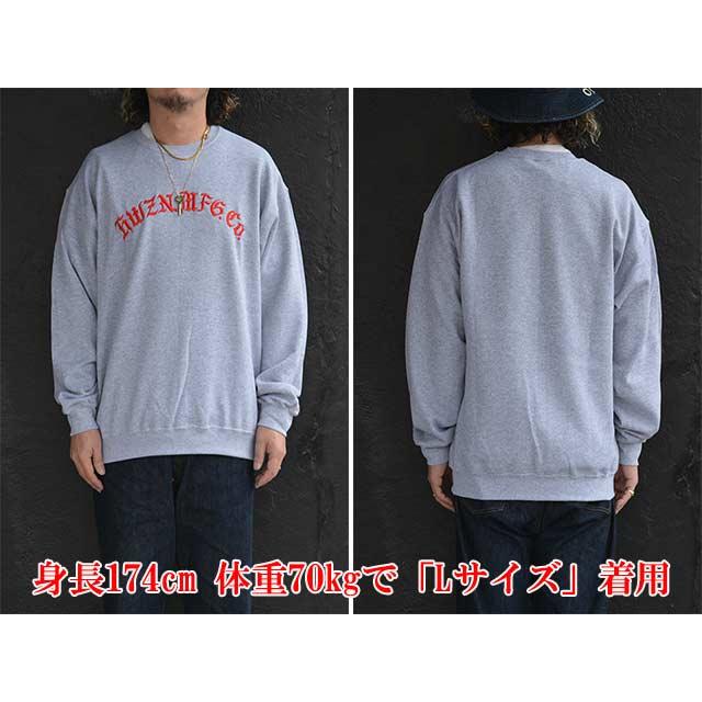 全3色【HWZN BROSS/ハウゼンブロス】2025SS「Old-E Logo Crew Sweat