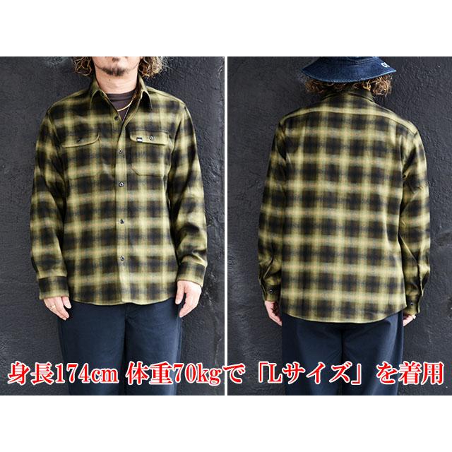 全3色【HWZN BROSS/ハウゼンブロス】2026SS「Classic Flannel Shirts/クラシックフランネルシャツ」(チョッパー/アメカジ/ハーレー/バイク/ウルフパック)の画像