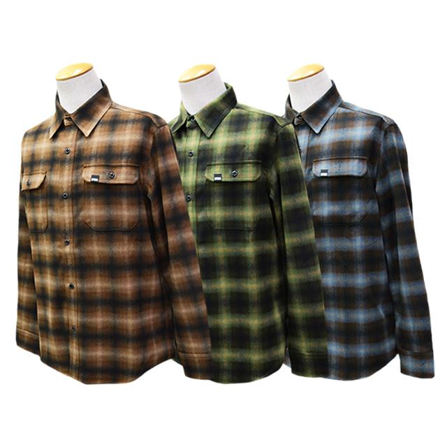 全3色【HWZN BROSS/ハウゼンブロス】2026SS「Classic Flannel Shirts/クラシックフランネルシャツ」(チョッパー/アメカジ/ハーレー/バイク/ウルフパック)の画像