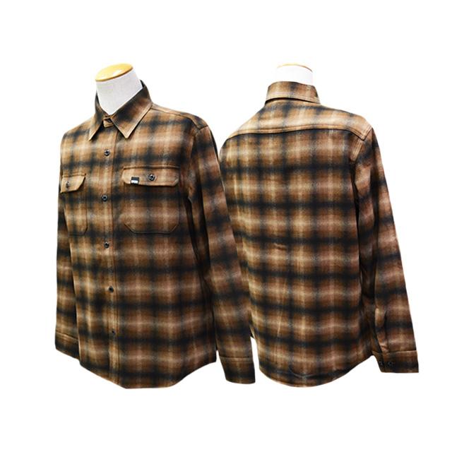 全3色【HWZN BROSS/ハウゼンブロス】2026SS「Classic Flannel Shirts/クラシックフランネルシャツ」(チョッパー/アメカジ/ハーレー/バイク/ウルフパック)の画像