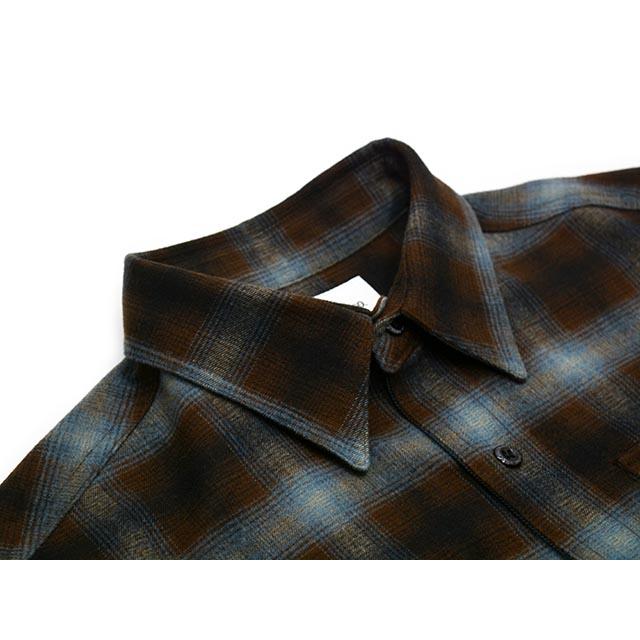 全3色【HWZN BROSS/ハウゼンブロス】2026SS「Classic Flannel Shirts/クラシックフランネルシャツ」(チョッパー/アメカジ/ハーレー/バイク/ウルフパック)の画像