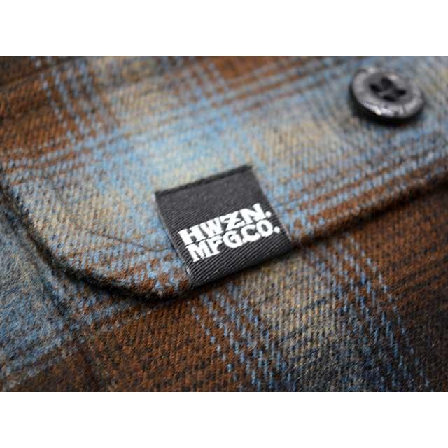 全3色【HWZN BROSS/ハウゼンブロス】2026SS「Classic Flannel Shirts/クラシックフランネルシャツ」(チョッパー/アメカジ/ハーレー/バイク/ウルフパック)の画像