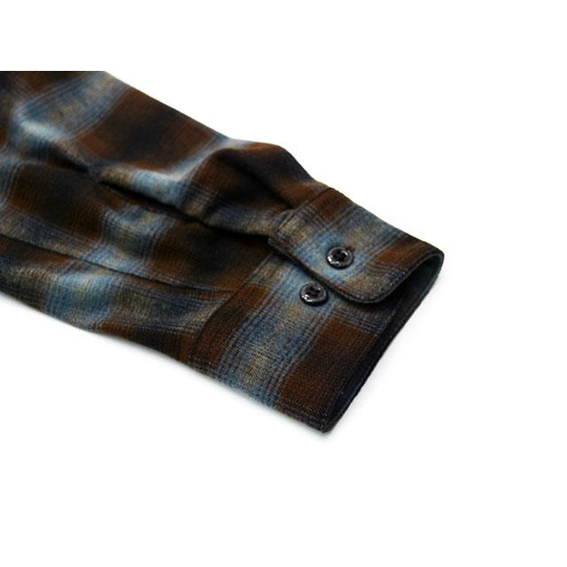 全3色【HWZN BROSS/ハウゼンブロス】2026SS「Classic Flannel Shirts/クラシックフランネルシャツ」(チョッパー/アメカジ/ハーレー/バイク/ウルフパック)の画像
