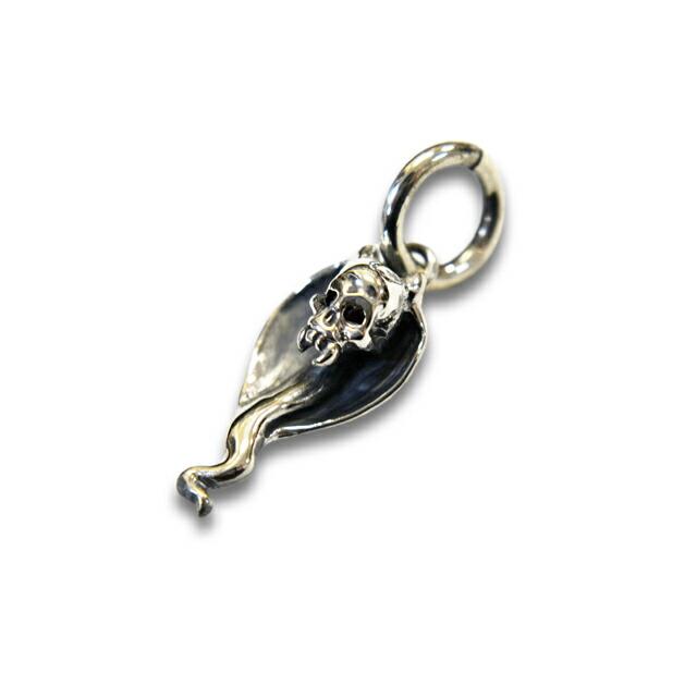 ニュースカルマーブルペンダント w/スカル/アメリカンフラッグ HWZN BROSS/ハウゼンブロス】「Bleah Skull Pendant Top/ブリースカル