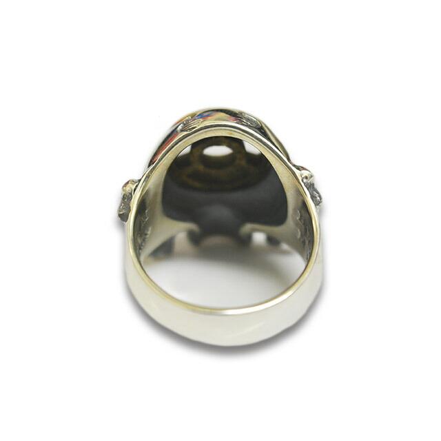 HWZN BROSS/ハウゼンブロス】「Bombsight Skull Ring/ボムサイトスカル