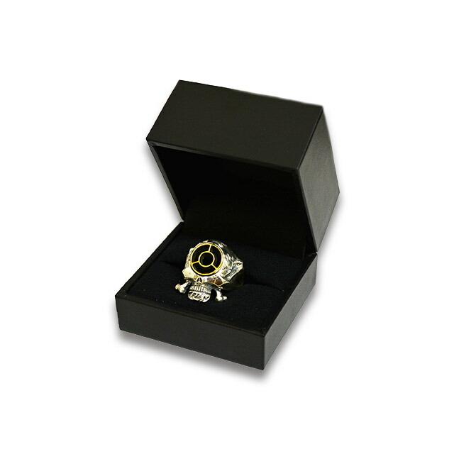 HWZN BROSS/ハウゼンブロス】「Bombsight Skull Ring/ボムサイトスカル