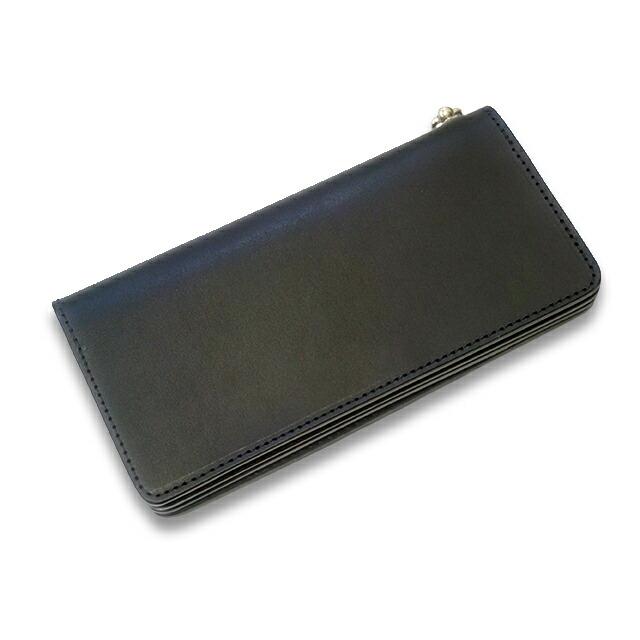 【HWZN BROSS/ハウゼンブロス】「Leather Long Wallet”Silver925 Button”/レザーロングウォレット”シルバー925ボタン”」(ハーレー/WOLF PACK/ウルフパック)の画像