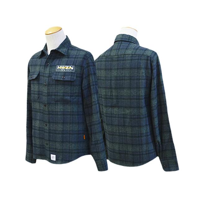 ▪︎ハウゼンブロスチェックシャツ ネルシャツ 50% OFF)全2色【HWZN BROSS/ハウゼンブロス】×【MIXXDAVID/ミックス
