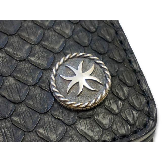 ハウゼンブロス　hwznbross ミドルウォレット HWZN BROSS/ハウゼンブロス】「Diamond Python Leather Middle