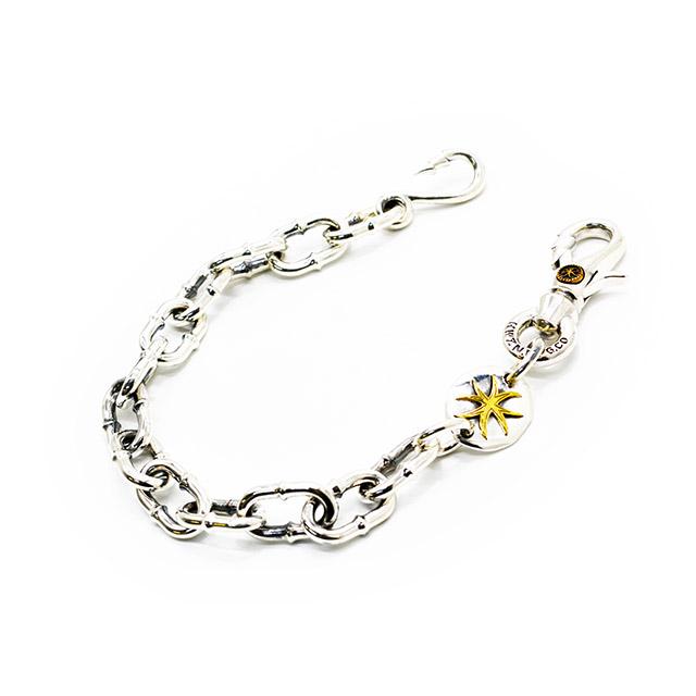 【HWZN】ウォレットチェーンWALLET CHAIN ハウゼンブロス HWZN BROSS/ハウゼンブロス】「Thunder Hook Wallet Chain