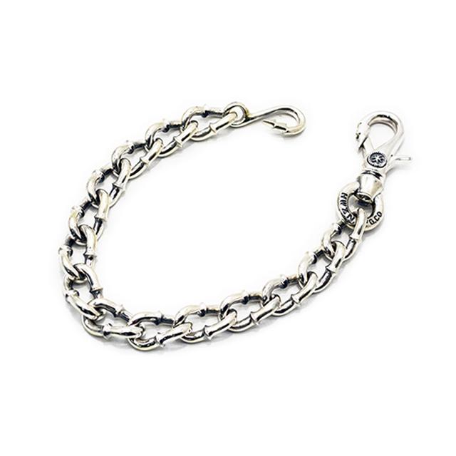 HWZN BROSS/ハウゼンブロス】「Thunder Hook Twissted Wallet Chain