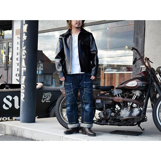 INDIAN MOTOCYCLE バッファローレザー スポーツレザージャケット MOTOR NEW VINTAGE