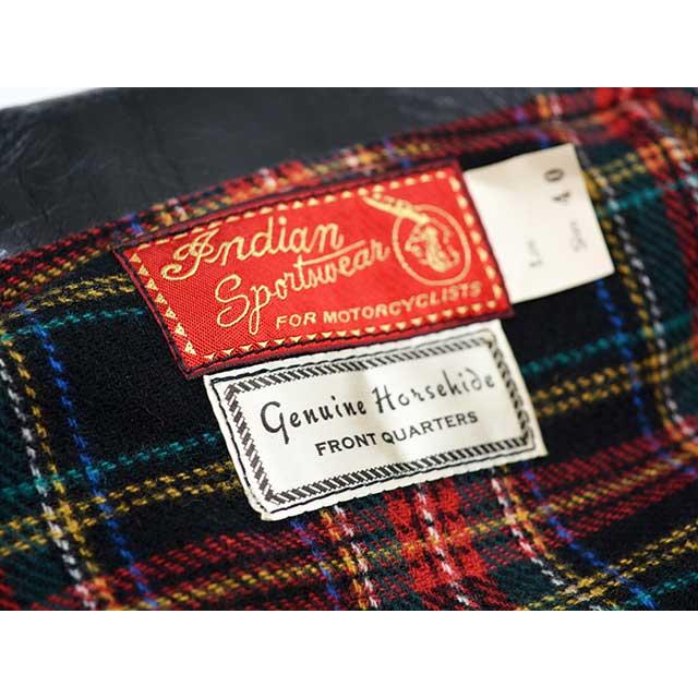 【INDIAN MOTORCYCLE/インディアンモーターサイクル】「Horse Hide Double Riders Jacket/ホースハイドダブルライダースジャケット」(IM80680) |  | 12