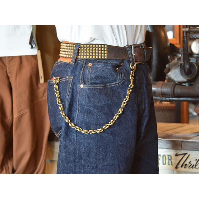 【INCEPTION/インセプション】「F-Hole S-Kan Wallet Chain”BRASS”/FホールSカンウォレットチェーン”ブラス”」(IPC-01)(アメカジ/アクセサリー/プレゼント) |  | 07