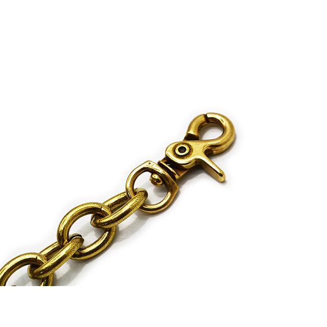 INCEPTION/インセプション】「F-Hole Carabiner Wallet Chain”BRASS”/F