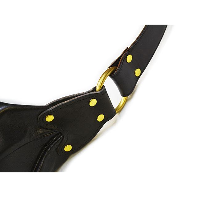 【INCEPTION/インセプション】「Horse Hide Banana Bag/ホースハイドバナナバッグ」(IPHSB-03)(アクセルカンパニー/アメカジ/レザー/プレゼント/ウルフパック)の画像