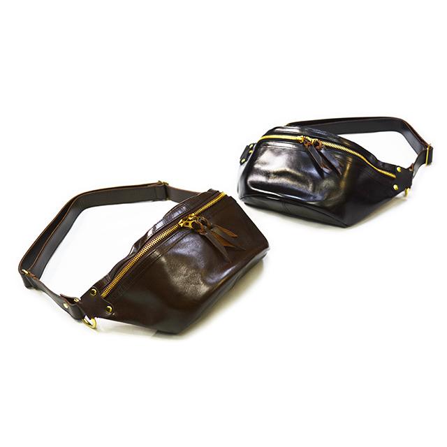 全2色【INCEPTION/インセプション】「Horse Hide Fanny Pack/ホース