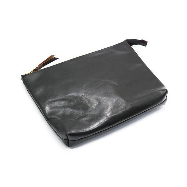 全2色【INCEPTION/インセプション】「Horse Hide Pouch”LARGE”/ホース