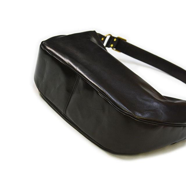 全2色【INCEPTION/インセプション】「Horse Hide Banana Bag”LARGE”/ホースハイドバナナバッグ”ラージ”」(IPHSB-08)(アメカジ/馬革/ハーレー/ウルフパック)の画像