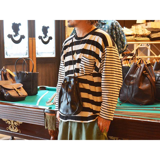 全3色【INCEPTION/インセプション】「Horse Hide Leather Pouch/ホース