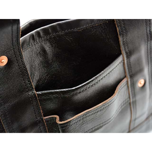 【INCEPTION/インセプション】「Horse Hide Coal Bag”Small”/ホースハイドコールバッグ”スモール”」(IPHSB-17)(アクセルカンパニー/アメカジ/ウルフパック)の画像