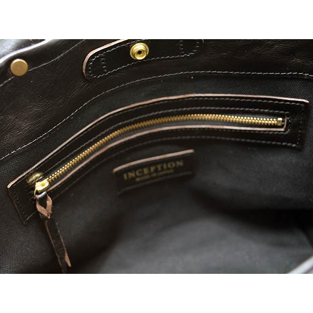【INCEPTION/インセプション】「Horse Hide Coal Bag”Small”/ホースハイドコールバッグ”スモール”」(IPHSB-17)(アクセルカンパニー/アメカジ/ウルフパック)の画像
