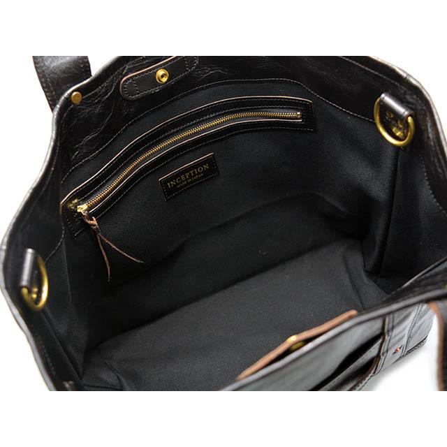 【INCEPTION/インセプション】「Horse Hide Coal Bag”Medium”/ホースハイドコールバッグ”ミディアム”」(IPHSB-18)(アメカジ/プレゼント/ウルフパック)の画像