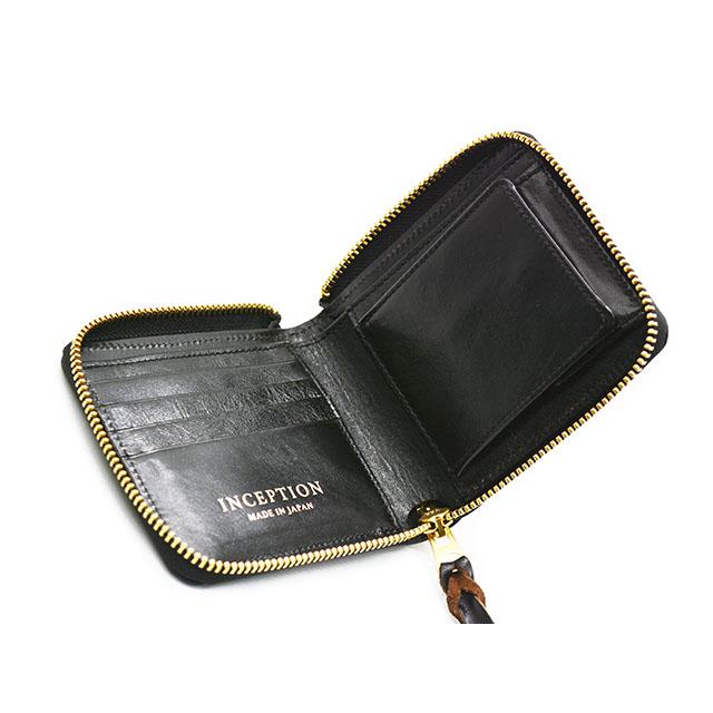 全2色【INCEPTION/インセプション】「Horse Hide Round Short Wallet