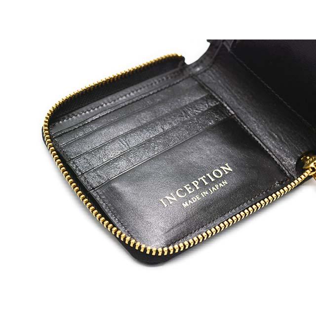 全2色【INCEPTION/インセプション】「Horse Hide Round Short Wallet