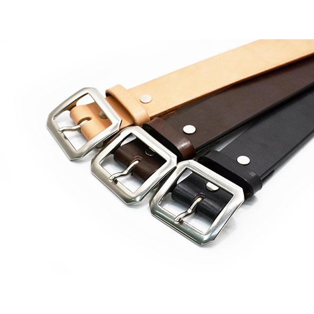 全3色【INCEPTION/インセプション】「Saddle Leather Garrison Belt