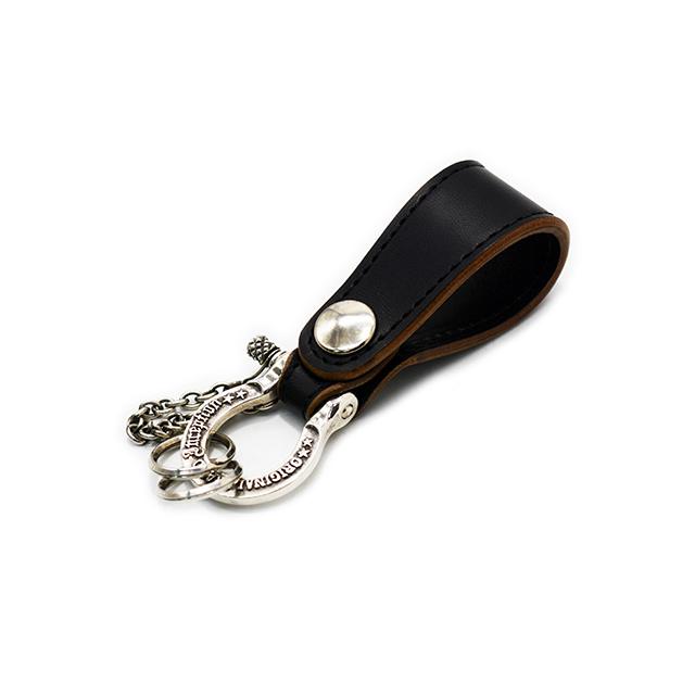 全2色【INCEPTION/インセプション】「Horse Butt Leather Shackle Key Holder”SILVER PLATING”/ホースバットレザーシャックルキーホルダー」(IPSK-05) |  | 03