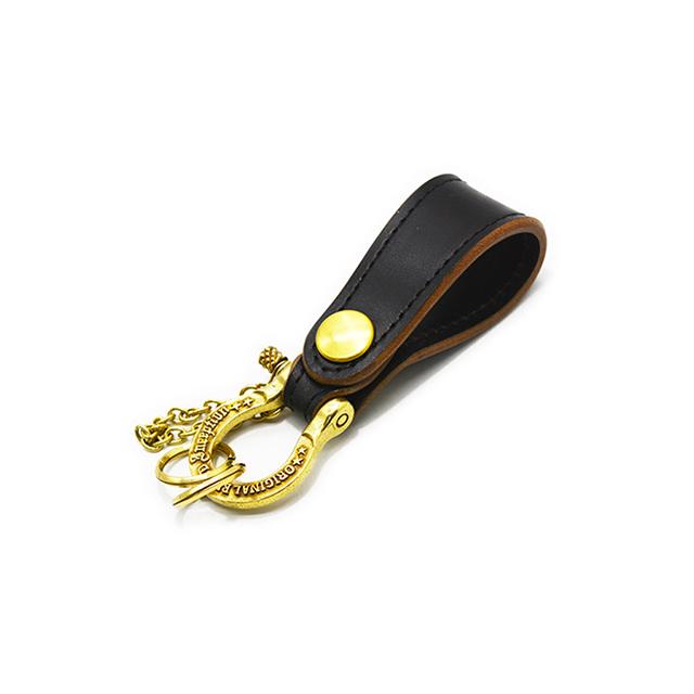 全2色【INCEPTION/インセプション】「Horse Butt Leather Shackle Key Holder”BRASS”/ホースバットレザーシャックルキーホルダー”ブラス”」(IPSK-06) |  | 03