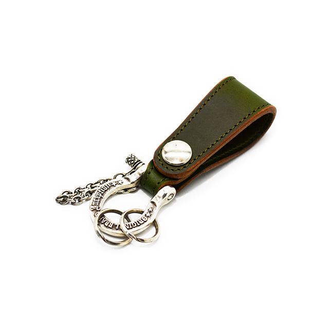【INCEPTION/インセプション】「Chromexcel Leather Shackle Key Holder/クロムエクセルレザーシャックルキーホルダー”シルバープレイティング”」(IPSK-07) |  | 02