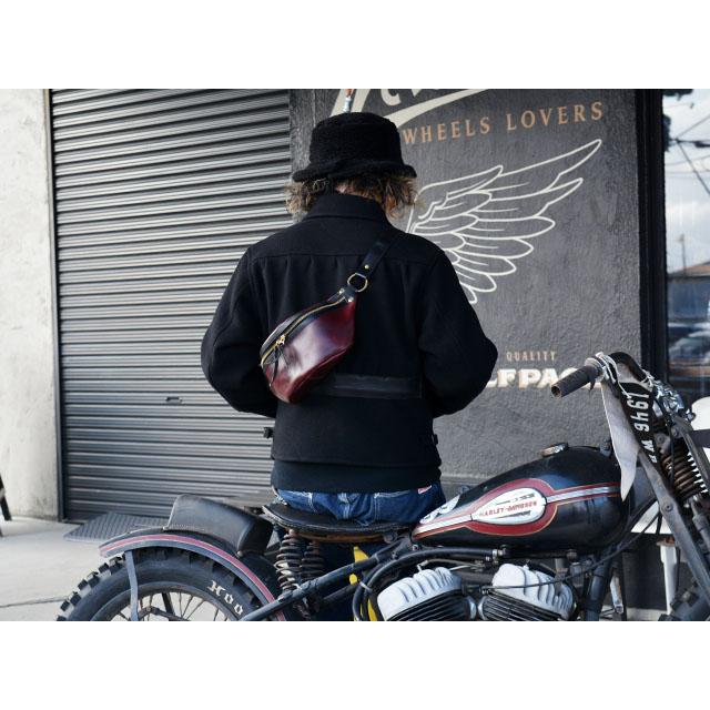 全3色【INCEPTION/インセプション】「Chromexcel Leather Fanny Pack/クロムエクセルレザーファニーパック」(IPCEB-02)(アメカジ/レザー/バッグ/ウルフパック) |  | 15