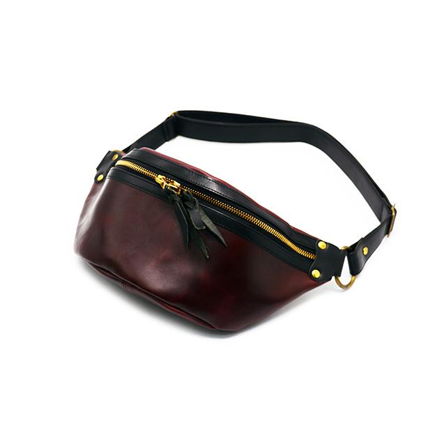 全2色【INCEPTION/インセプション】「Chromexcel Leather Fanny Pack/クロムエクセルレザーファニーパック」(IPCEB-02)(アメカジ/レザー/バッグ/ウルフパック) |  | 03