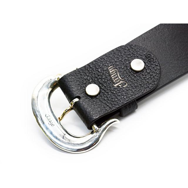 【Jango/ジャンゴ】×【METAL JACKET/メタルジャケット】「45 Width Buckle&Leather Belt/45ワイズバックル&レザーベルト」(JB-01LB)の画像