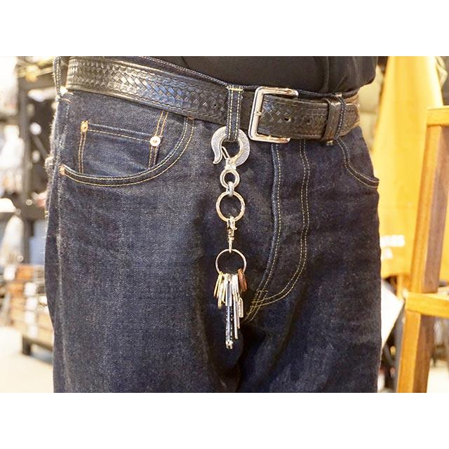 GERUGA ゲルガ フック型キーホルダー BRASS / BLACK加工 KEY