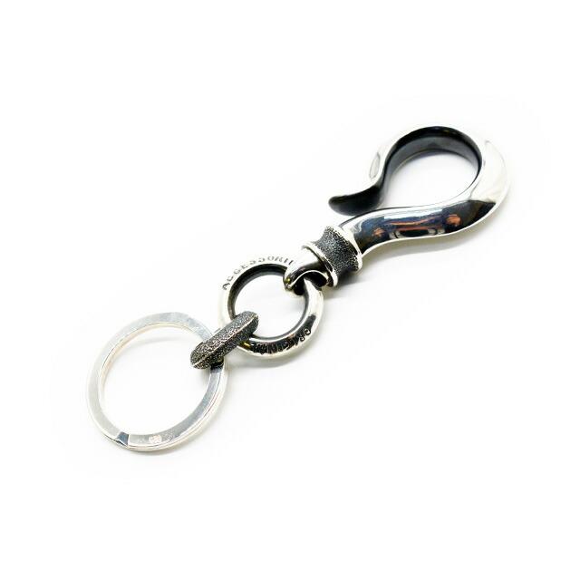 【Jango/ジャンゴ】「Key Holder-09/キーホルダー-09」(JKH-09)(Silver925/GERUGA/ゲルガ/LOST CONTROL/ロストコントロール/ハーレー/WOLF PACK/ウルフパック)の画像