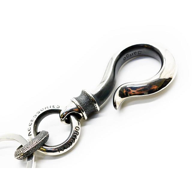 【Jango/ジャンゴ】「Key Holder-09/キーホルダー-09」(JKH-09)(Silver925/GERUGA/ゲルガ/LOST CONTROL/ロストコントロール/ハーレー/WOLF PACK/ウルフパック)の画像