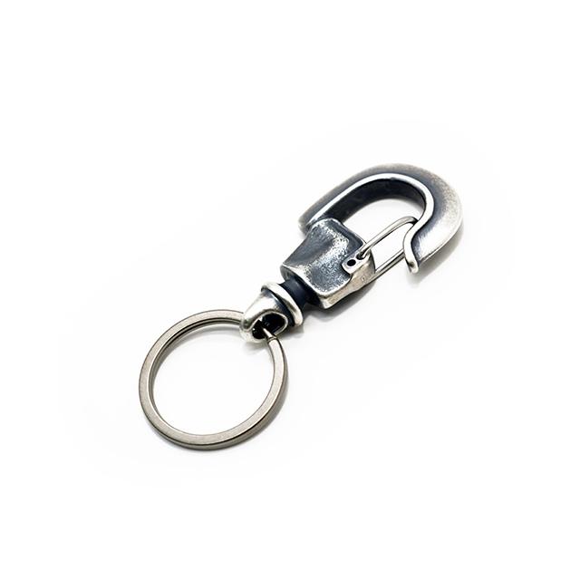 【Jango/ジャンゴ】「Key Holder-19/キーホルダー-19」(JKH-19)(Silver925/GERUGA/ゲルガ/ハーレー/プレゼント/シルバー/アクセサリー/アメカジ/ウルフパック)の画像