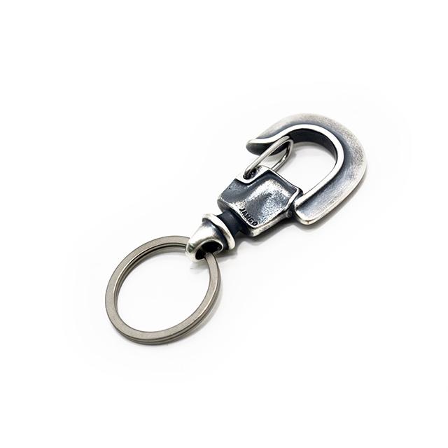 【Jango/ジャンゴ】「Key Holder-19/キーホルダー-19」(JKH-19)(Silver925/GERUGA/ゲルガ/ハーレー/プレゼント/シルバー/アクセサリー/アメカジ/ウルフパック)の画像