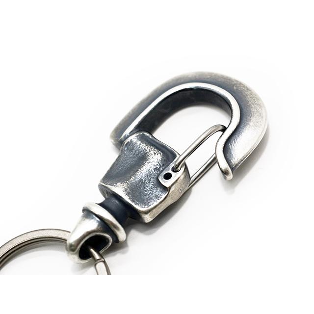【Jango/ジャンゴ】「Key Holder-19/キーホルダー-19」(JKH-19)(Silver925/GERUGA/ゲルガ/ハーレー/プレゼント/シルバー/アクセサリー/アメカジ/ウルフパック)の画像