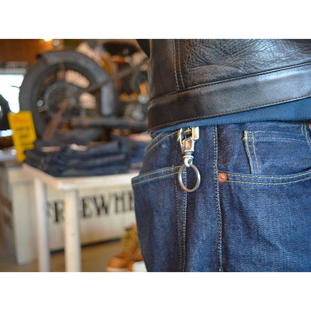 【Jango/ジャンゴ】「Key Holder-19/キーホルダー-19」(JKH-19)(Silver925/GERUGA/ゲルガ/ハーレー/プレゼント/シルバー/アクセサリー/アメカジ/ウルフパック)の画像