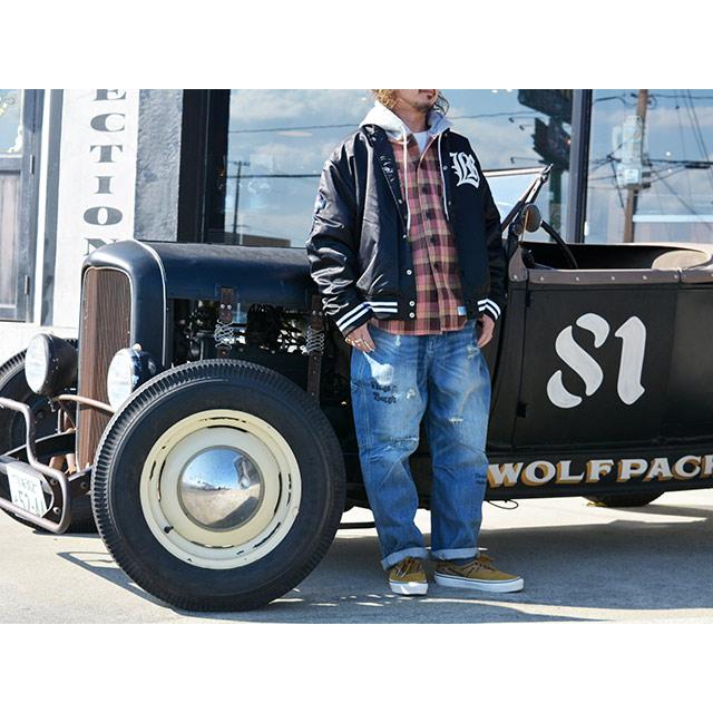 全2色【Liberaiders/リべレイダース】2026SS「DAMAGED DENIM SARROUEL