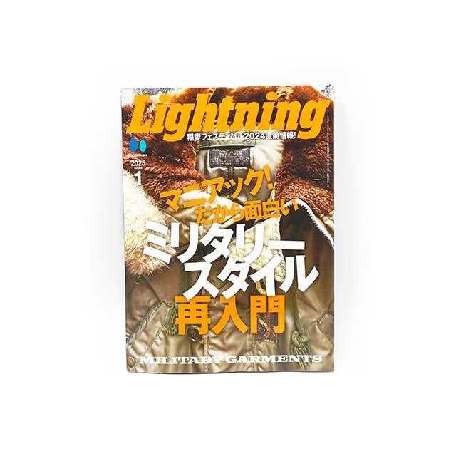 雑誌【Lightning/ライトニング】「2025年1月号 Vol.369」【ネコポス対応】(ブーツ/ジーンズ/フライトジャケット/ファッション/WOLF PACK/ウルフパック) | 